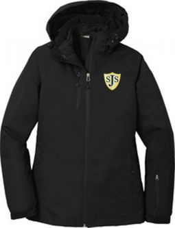Ladies Vortex Waterproof 3-in-1 Jacket, Black/Black